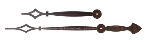 GALLERY CLOCK HANDS 10 1/2" MINUTE - AGED DAPPLE