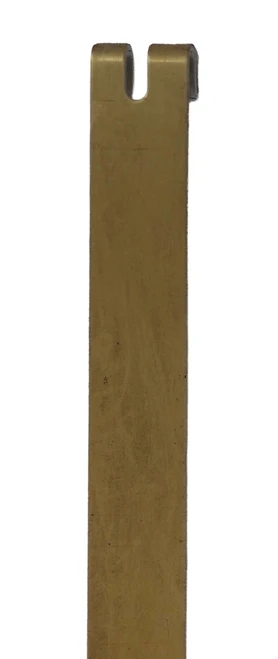 LYRE HANGER 80 X 283MM FOR 220MM BOB DISC PENDULUMS - POLISHED BRASS FINISH