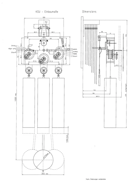 KIENINGER GRANDFATHER CABLE DRIVEN KIT - OPEN CENTER DIAL