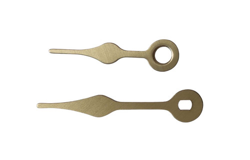 BATTERY CLOCK HANDS 1 11/16" MINUTE - GOLD