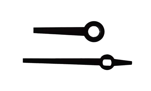 BATTERY CLOCK HANDS 1 11/16" MINUTE - BLACK