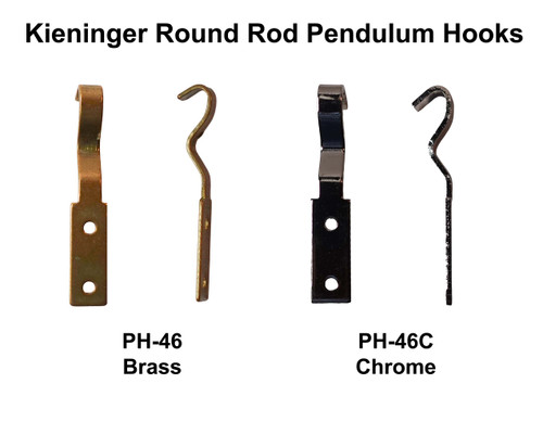KIENINGER PENDULUM HOOKS FOR ROUND OR FLAT METAL RODS