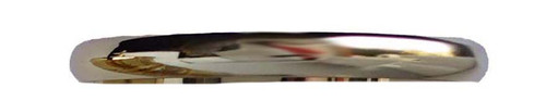 WEIGHT SHELL END CAP 60MM POLISHED - ROUNDED EDGE