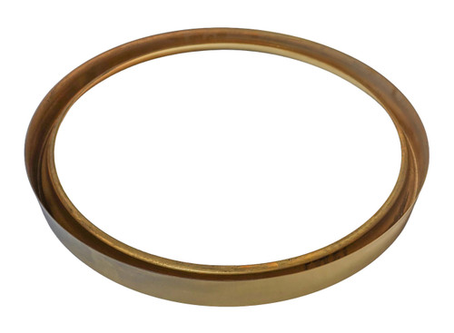 POLISHED BRASS BEZEL 14" NO GLASS