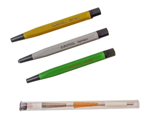 SCRATCH BRUSH KIT ASSORTMENT WITH REFILLS - GERMAN