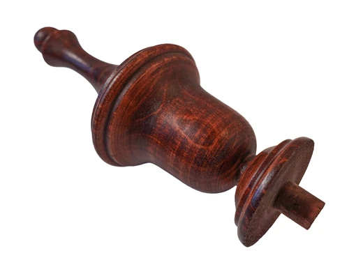 FINIAL WOOD FINISHED SATIN WINDSOR CHERRY 4 1/4"L - HOWARD MILLER