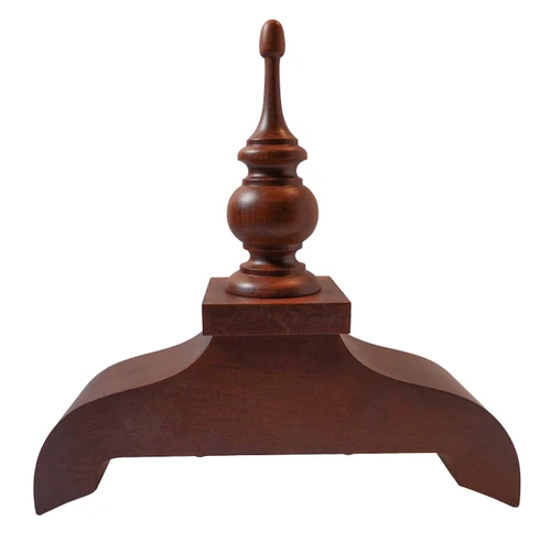 FINIAL WOOD FINISHED SATIN HAMPTON CHERRY 8 1/2"L - HOWARD MILLER