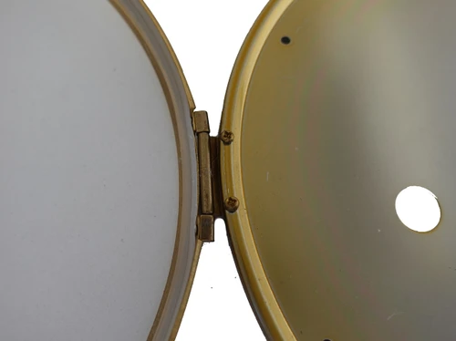 7" BEZEL BRASS AND DIAL PAN ASSEMBLY - NO SELECTOR CUTOUT