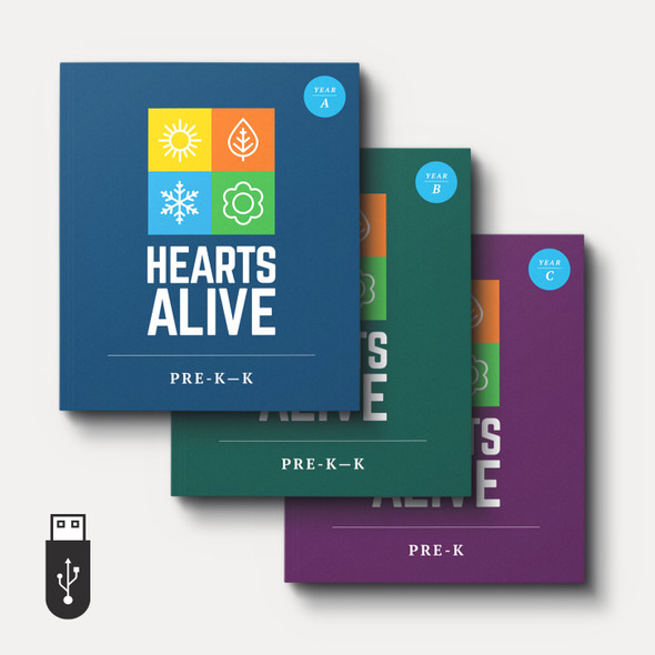 Hearts Alive: A Gospel Based Children's Lectionary Curriculum (Year A-Year C, PreK-K)