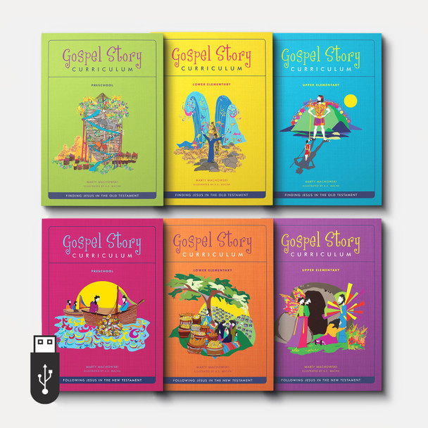 Old and New Testament Gospel Story Curriculum (All Grades) | USB Drive | By Marty Machowski Old and New Testament Gospel Story Curriculum (All Grades) | USB Drive | By Marty Machowski