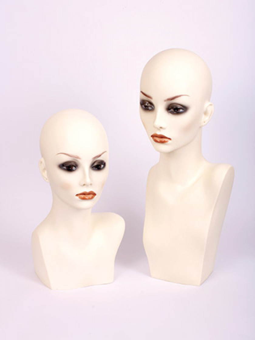 Mannequin Head Female Wig Heads VaudevilleMannequins.com Charlotte Caucasian