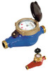 25mm Arad Multi-Jet Cold Water Meter with 1 pulse per 1 litre Output