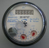 Register for Arad WMR 50mm threaded cold water meter with 1 pulse per 100 litres