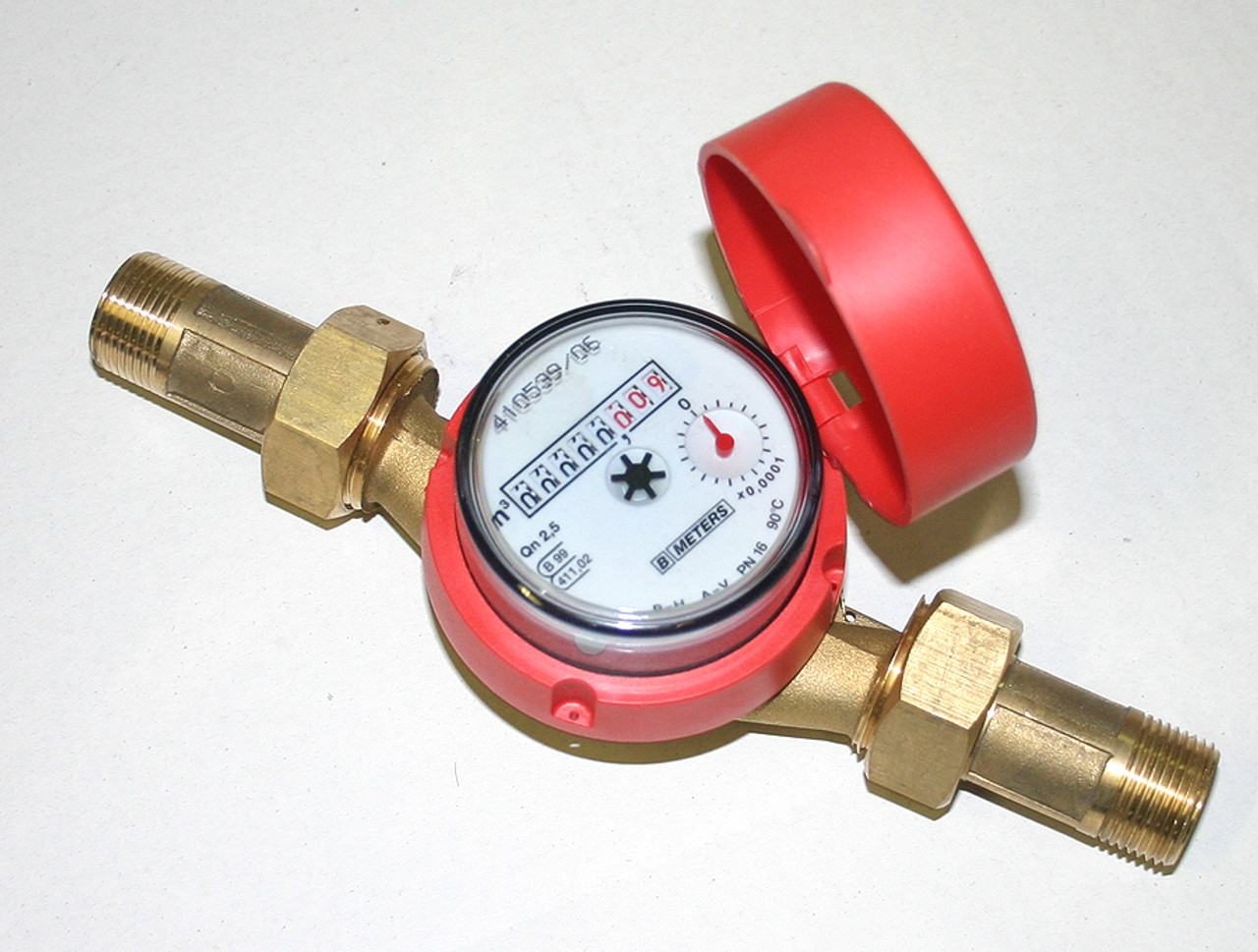 GSD8 Single-Jet 20mm or 3/4" HOT Water Meter (No Pulse)