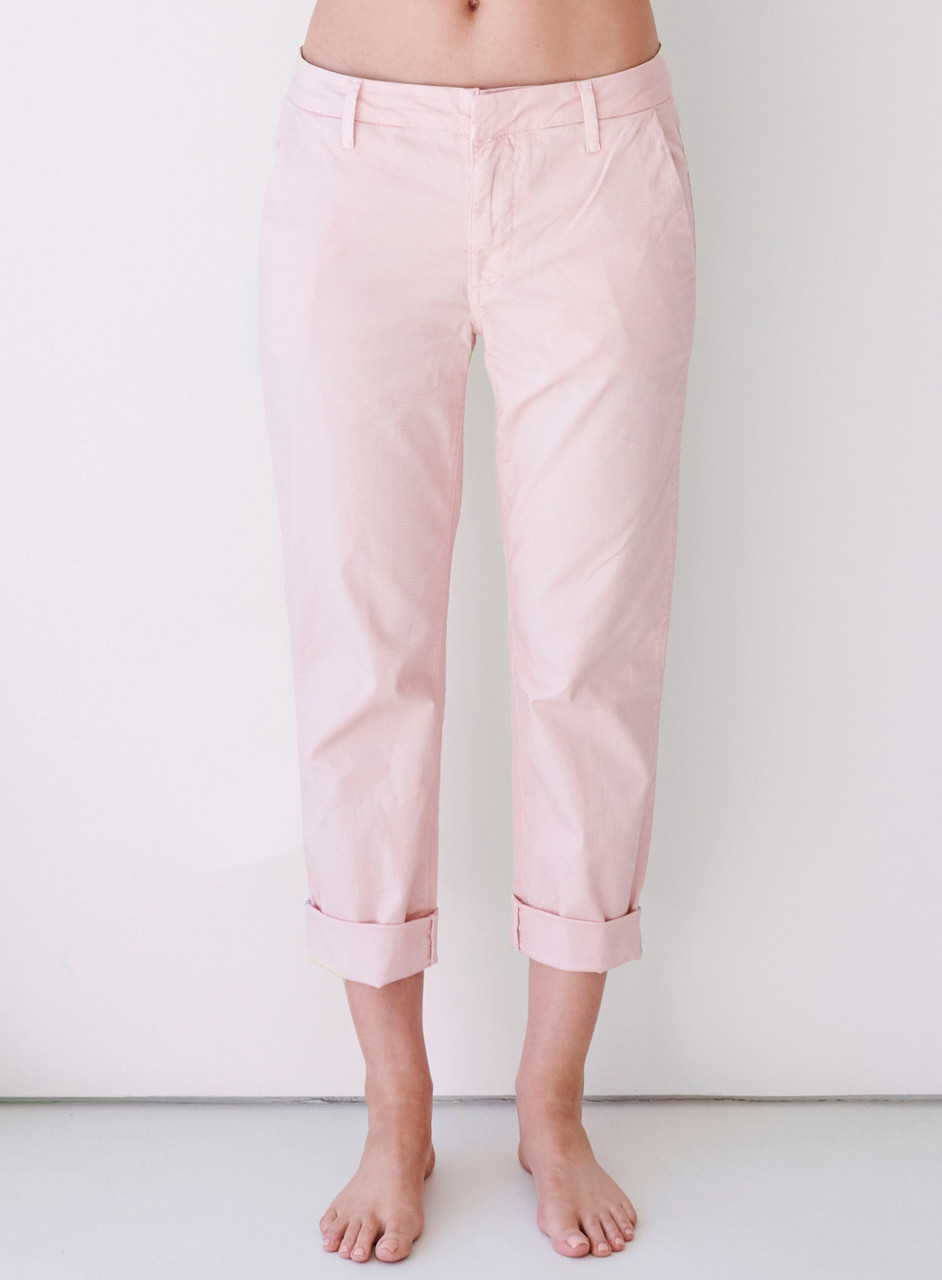 Light Pink rolled up Chino pants