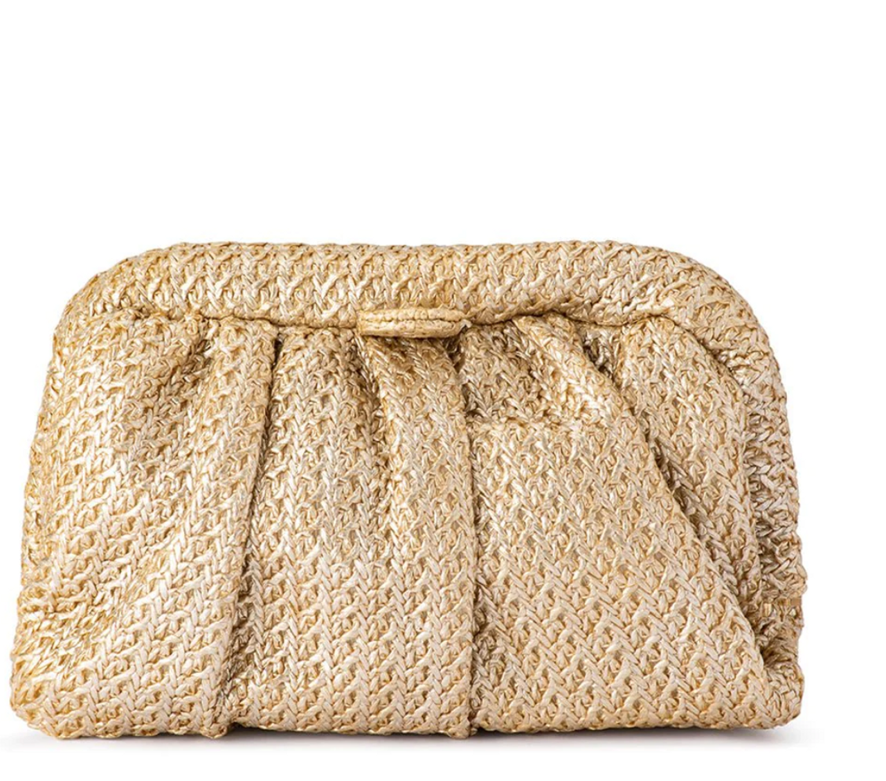 Olga Berg Quinn Woven Clutch