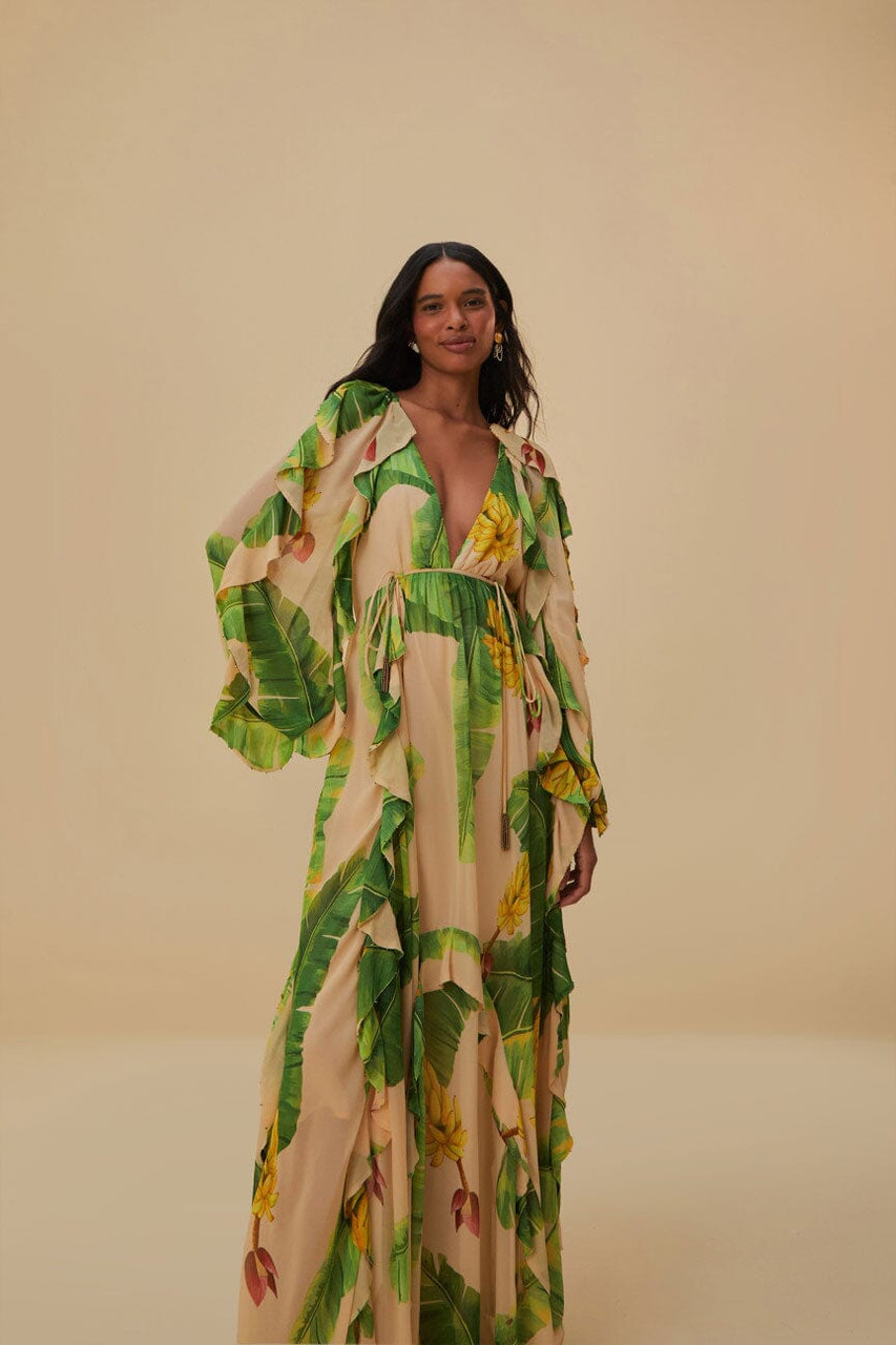 Fresh Bananas Maxi Dress - Monkee's of Charlotte