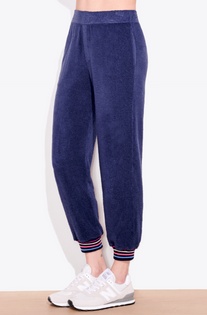 Stripe Cuff Faux Sherpa Sweatpant Stripe Cuff Faux Sherpa Sweatpant