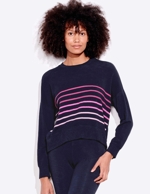 Stripes Oversized Sweatshirt 