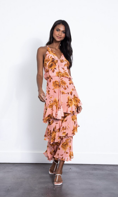 Cassandra Print Maxi Dress