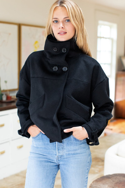 Cozy High Neck Jacket 