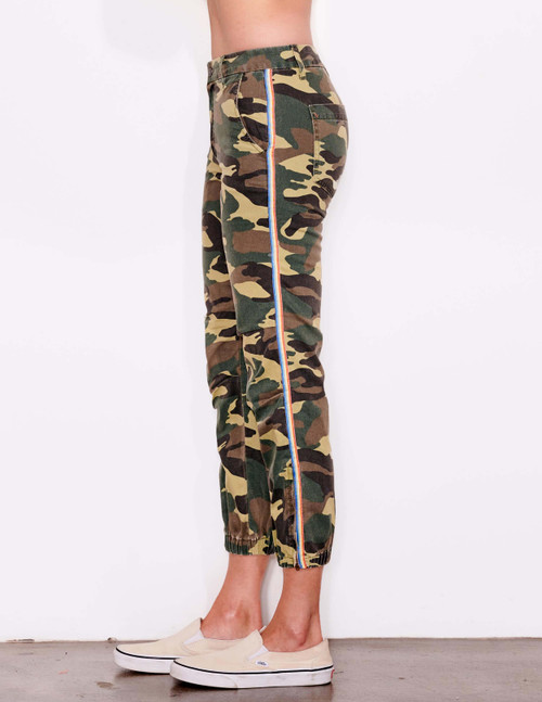 Camo Jogger with Trim 