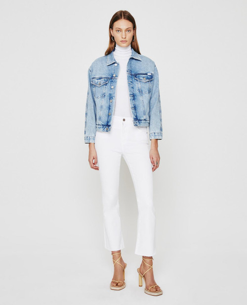 Farrah Boot Crop - Modern White