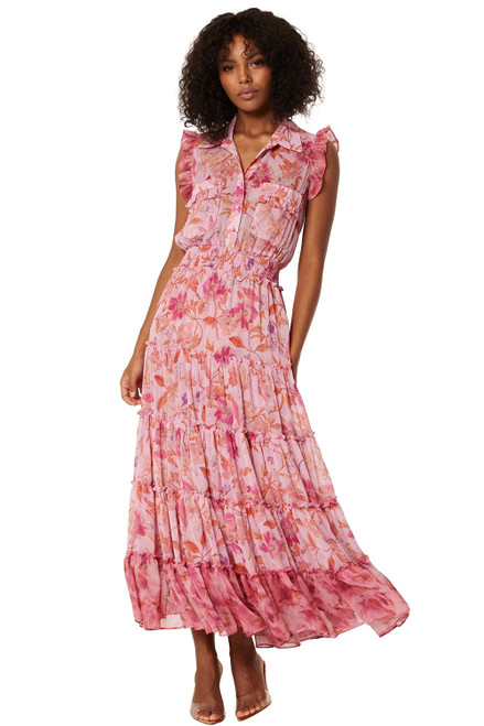 Trina Dress - Fire Florals Mix