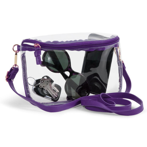 Gameday Clear Bag - Purple