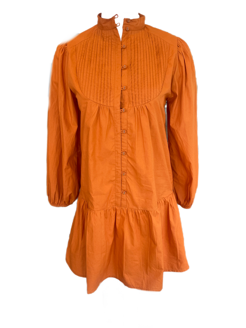 Caitlyn Dress - Bright Orange