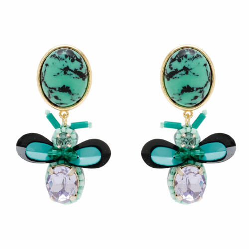 Mignonne Gavigan Lux Betty Pearl Hoop Earrings