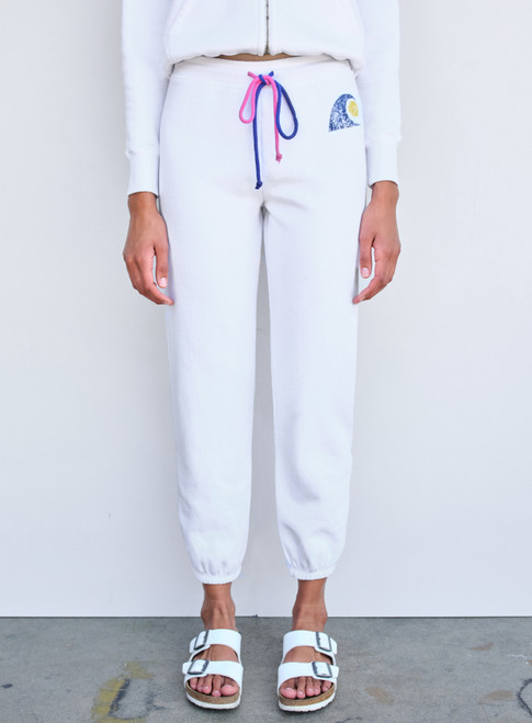 Wave Jogger w/ Cord - White