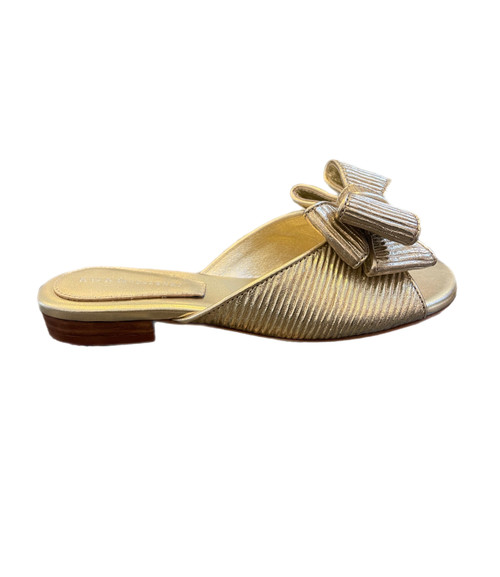 Dara Sandal - Gold Satin