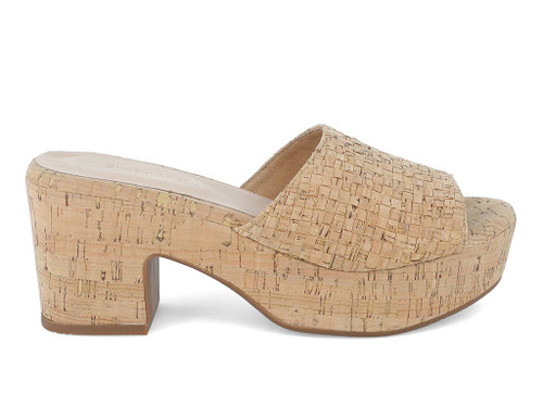 Golden Sandal - Cork Woven