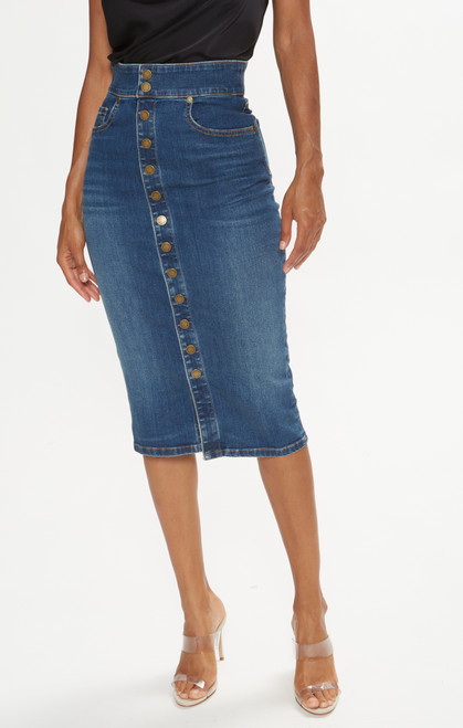 Karter Skirt - Medium Wash