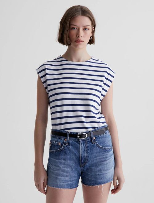 Lyra Top - True White/Navy