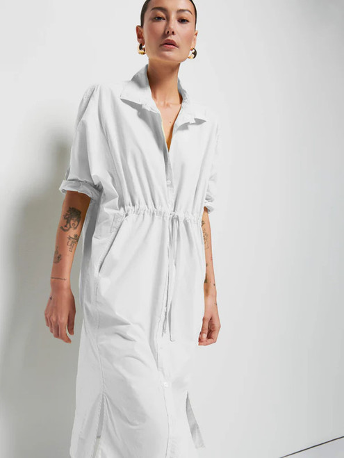 Irene Shirt Dress - Optic White