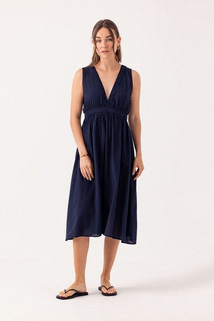 Alma Dress - Navy