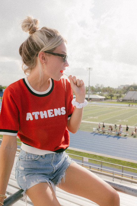 University of Georgia Short Sleeve Sweater