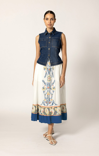 Matilda Ankle Skirt - Monaco Print Matilda Ankle Skirt - Monaco Print