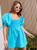 Iliona Mini Dress - Blue Hawaii