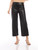 Wide Leg Cropped Pants - Black