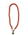 Glass Bead Knotted Necklace - Brick