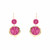 Agadir Earrings - Hot Pink