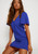 Mallory Flutter Sleeve Dress - Cobalt