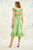 Arya Dress - Opaline Green/White