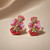 Rehana Studs - Red Multi