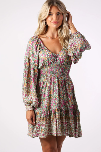 Ella Mini Dress - Seaspray - Monkee's of Charlotte