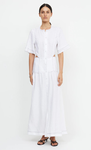 Cassie Maxi Dress Ivory Monkees Of Charlotte 