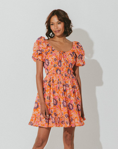 Kalena Mini Dress - Tropique - Monkee's of Charlotte